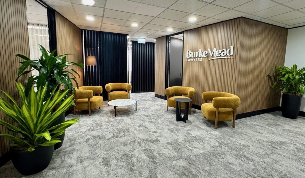 The Burke Mead Lawyers office foyer